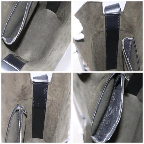 LOUIS VUITTON Epi Sac Seau Shoulder Bag Black M80161 LV Auth ep10696 - Picture 15 of 16